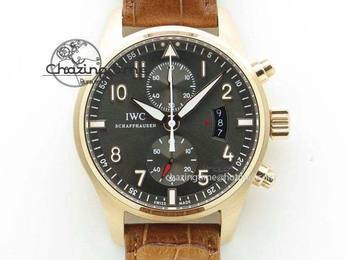 MIROTIME 0801 Efficient Mark XVIII Le Petit Prince IW327001 SS MKS 1:1 Best Edition White Dial On Leather Strap MIYOTA9015 V 7220